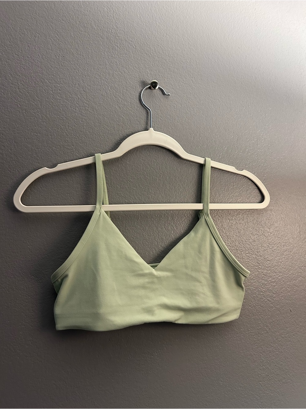 Aritzia Sage Green V-Neck Bralette